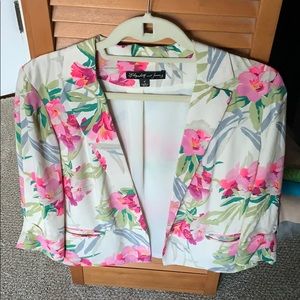 Floral blazer